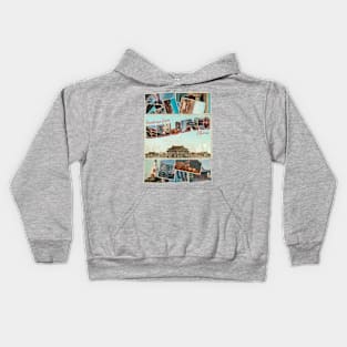 Greetings from Beijing in China Vintage style retro souvenir Kids Hoodie